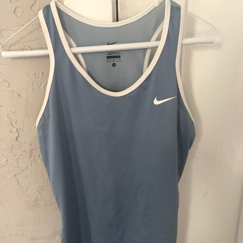 Blue Nike Dri-fit Racerback Shirt